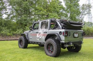 Jeep Wrangler Unlimited JLU Rear Bumper - Fishbone Offroad - Bumper Delete - Black - `18-`27
